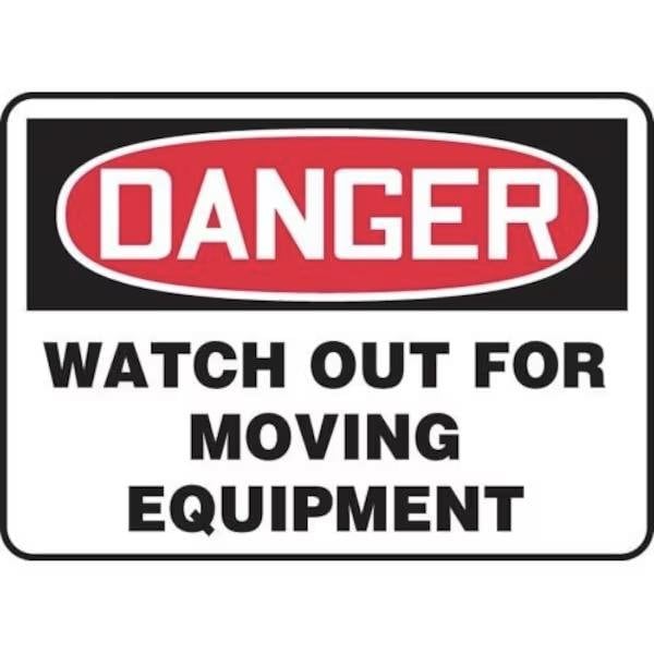 Accuform OSHA DANGER SAFETY SIGN WATCH OUT MEQD101XV MEQD101XV - main